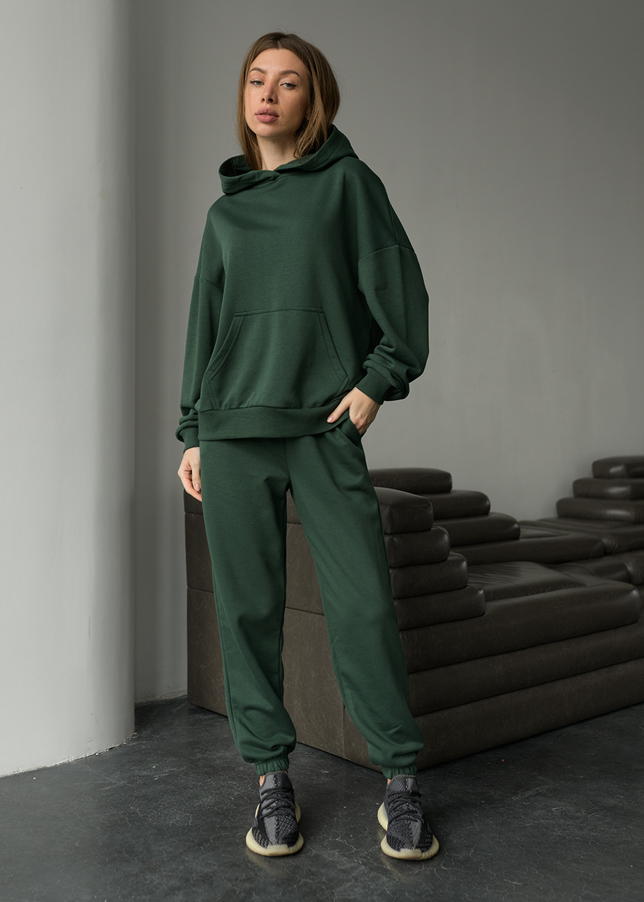 Damski dres sportowy Staff sa green oversize