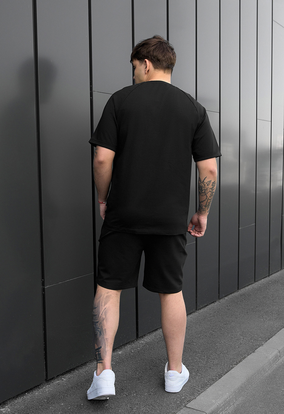 Komplet koszulka + spodenki Staff mb black