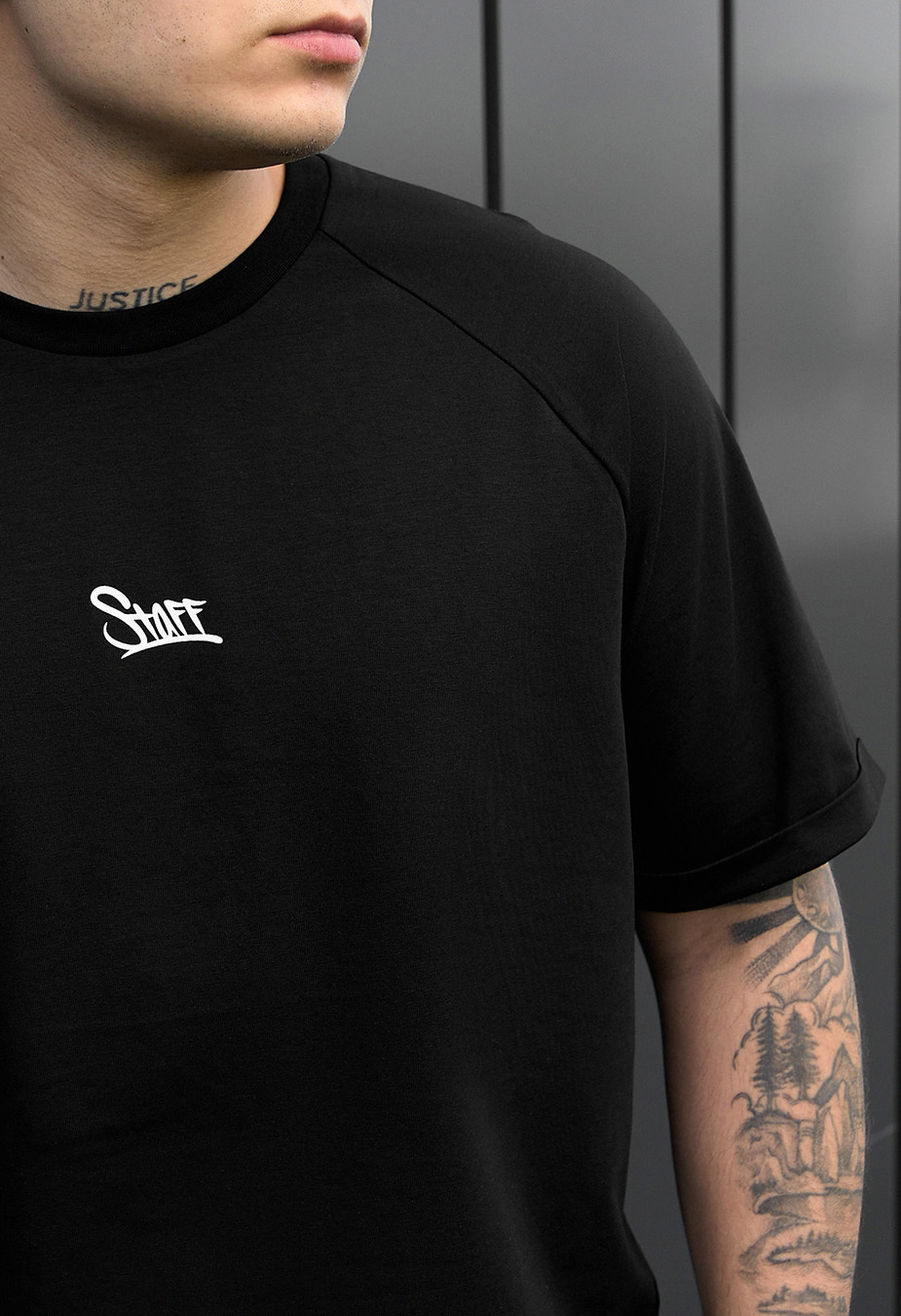 Komplet koszulka + spodenki Staff mb black