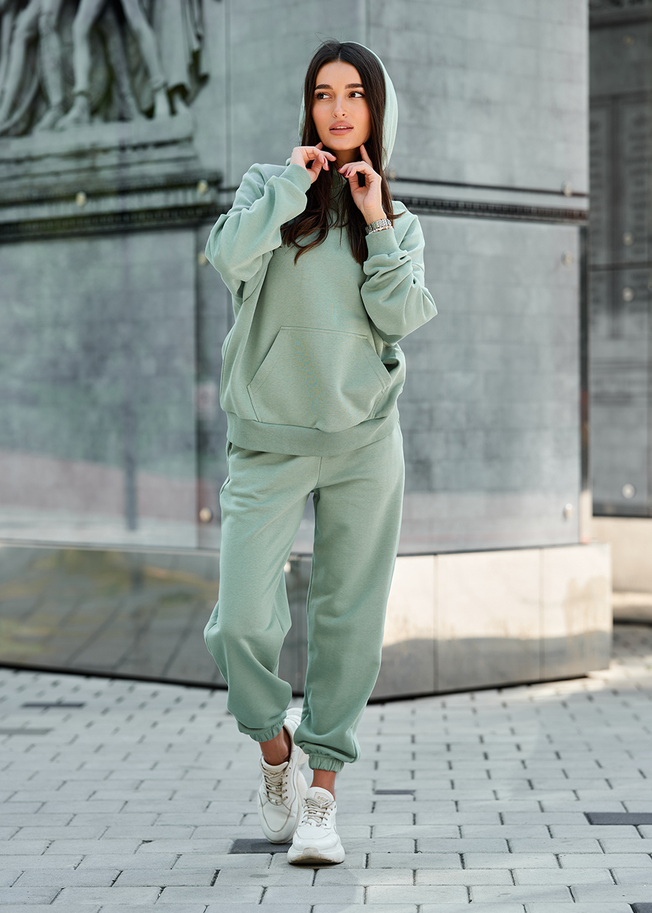 Damski dres sportowy Staff sai green oversize