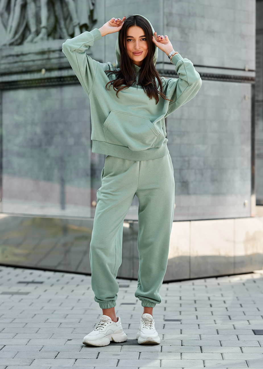 Damski dres sportowy Staff sai green oversize