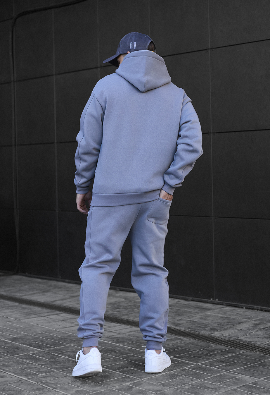 Dres Staff jax gray oversize fleece