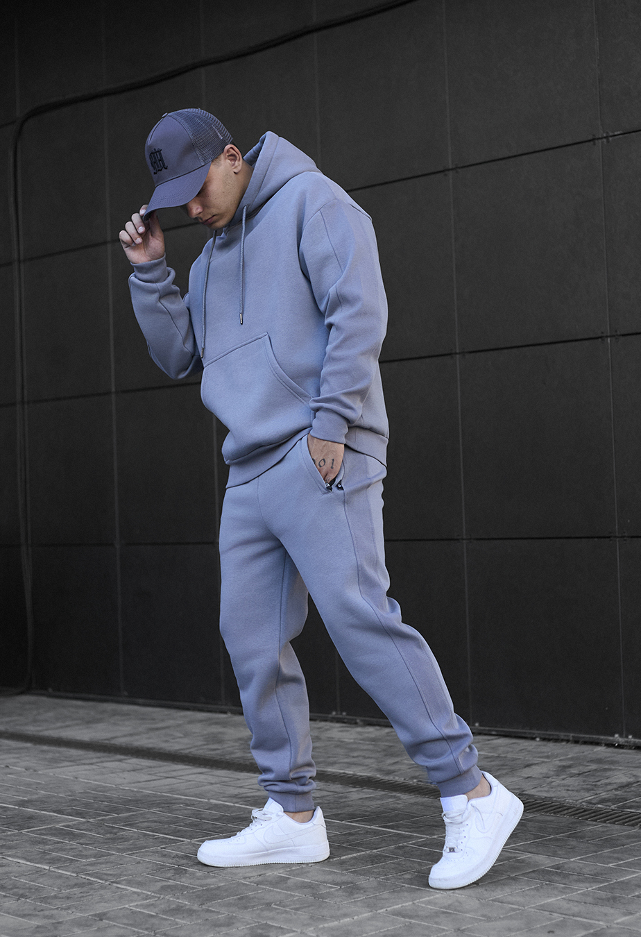 Dres Staff jax gray oversize fleece