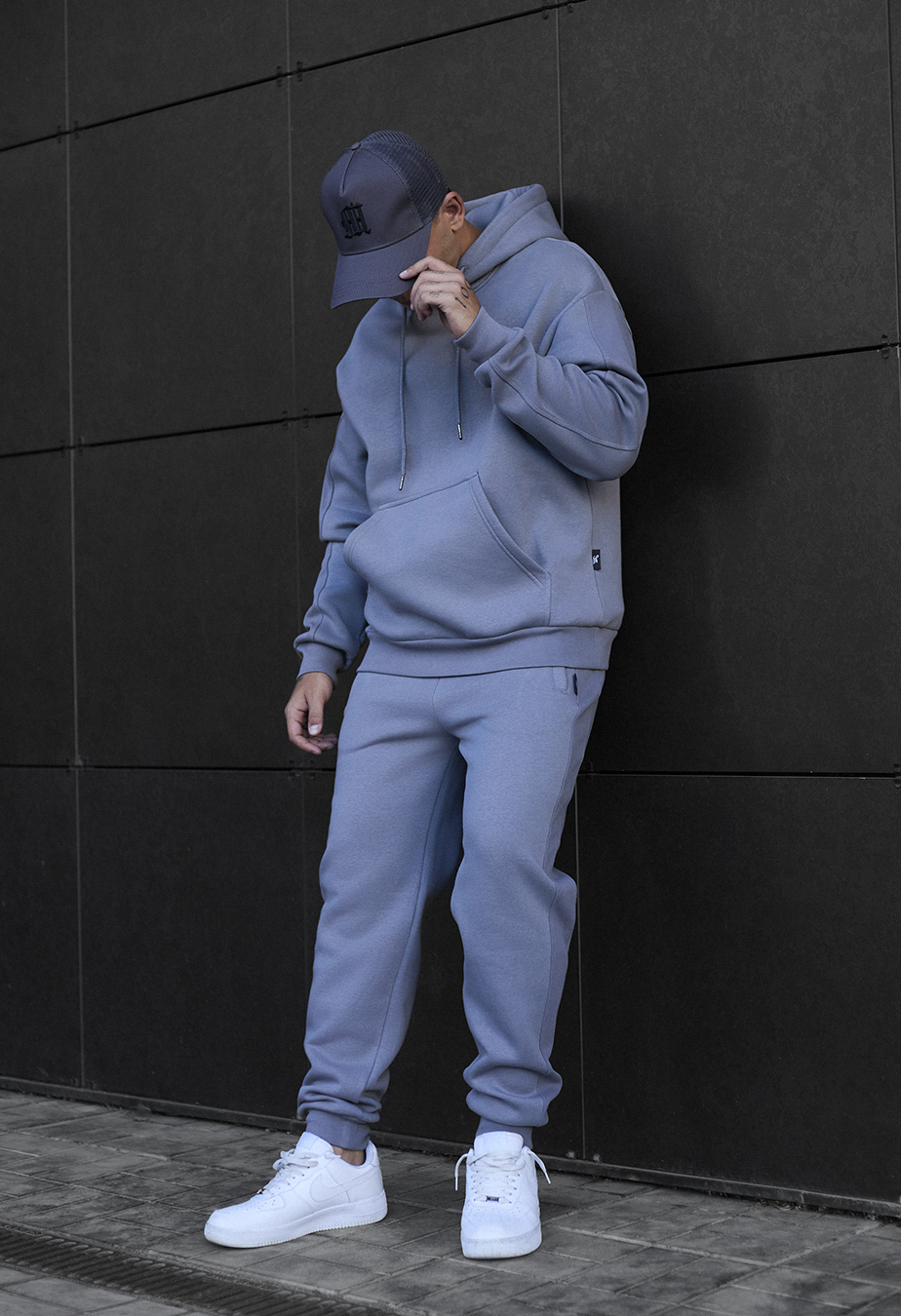 Dres Staff jax gray oversize fleece