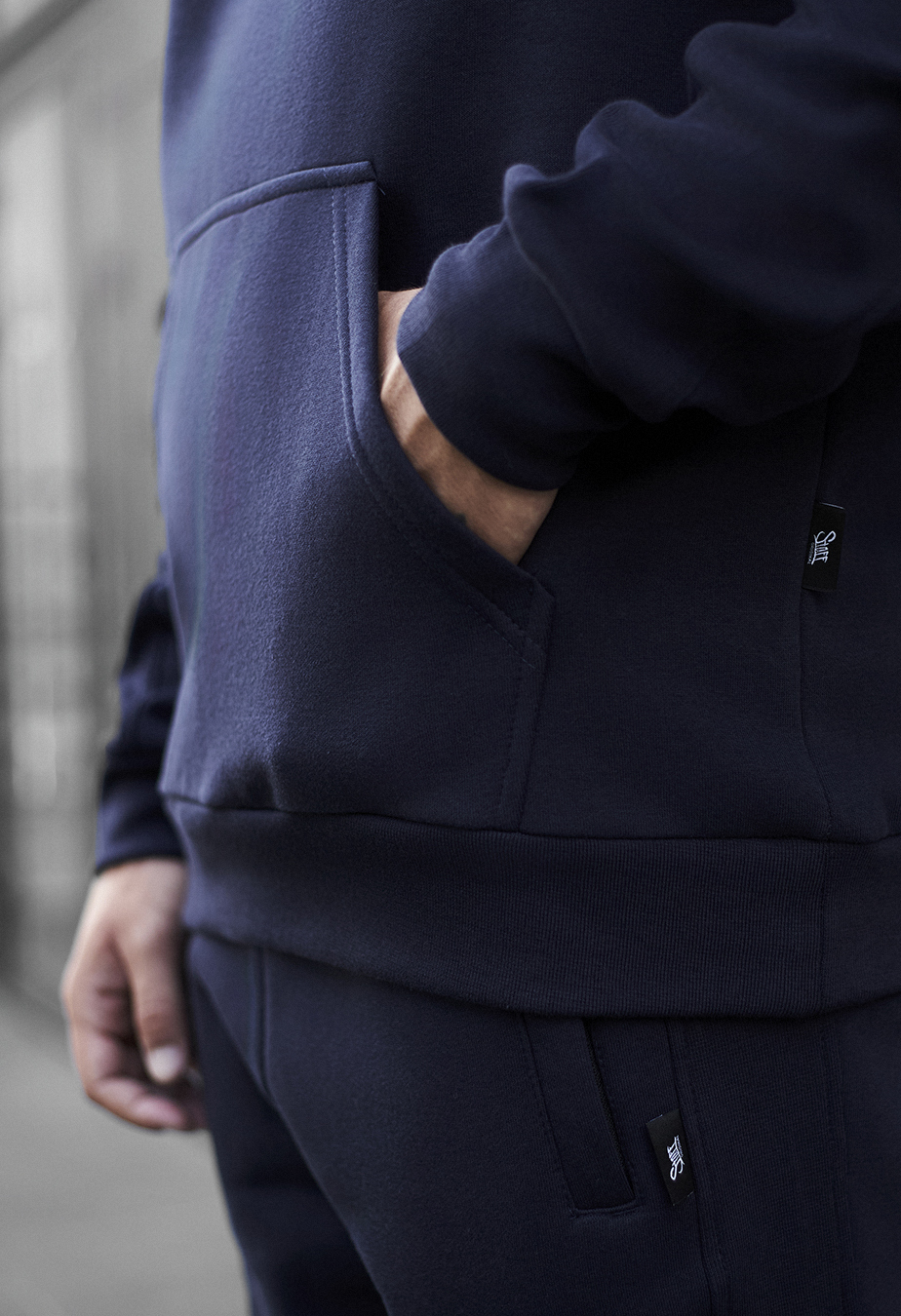 Dres Staff jax navy oversize fleece