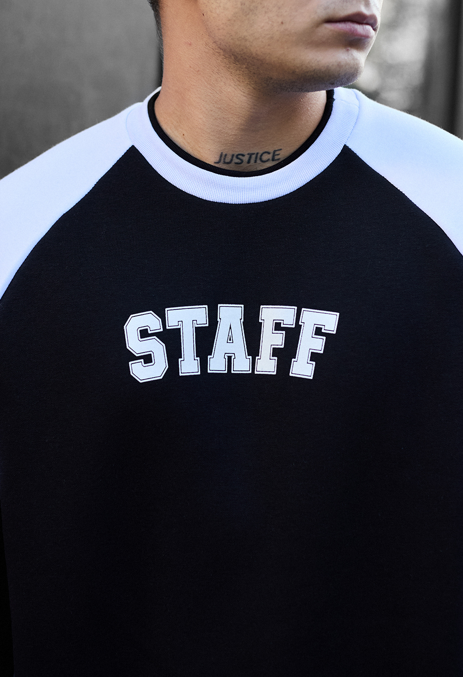 Bluza Staff logo oversize fleece