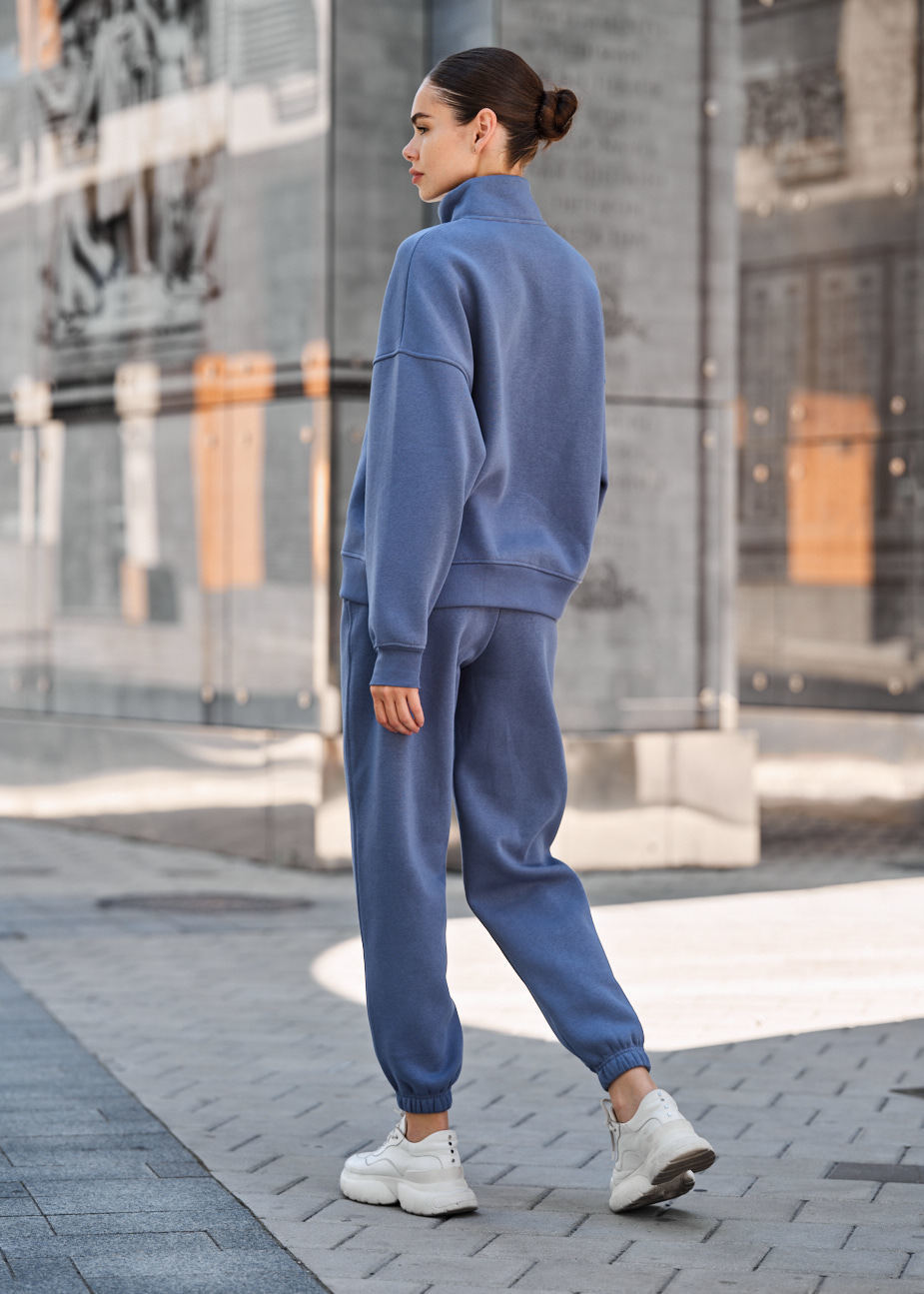 Damski dres Staff nexa blue oversize fleece