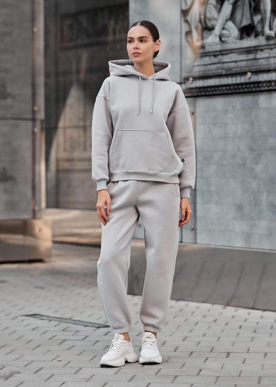 Damski dres Staff nexa light gray oversize fleece