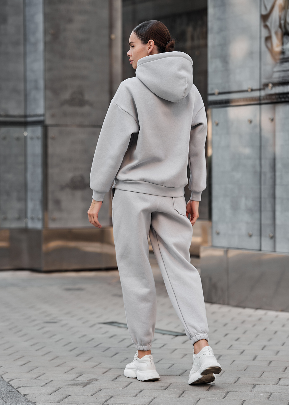 Damski dres Staff nexa light gray oversize fleece