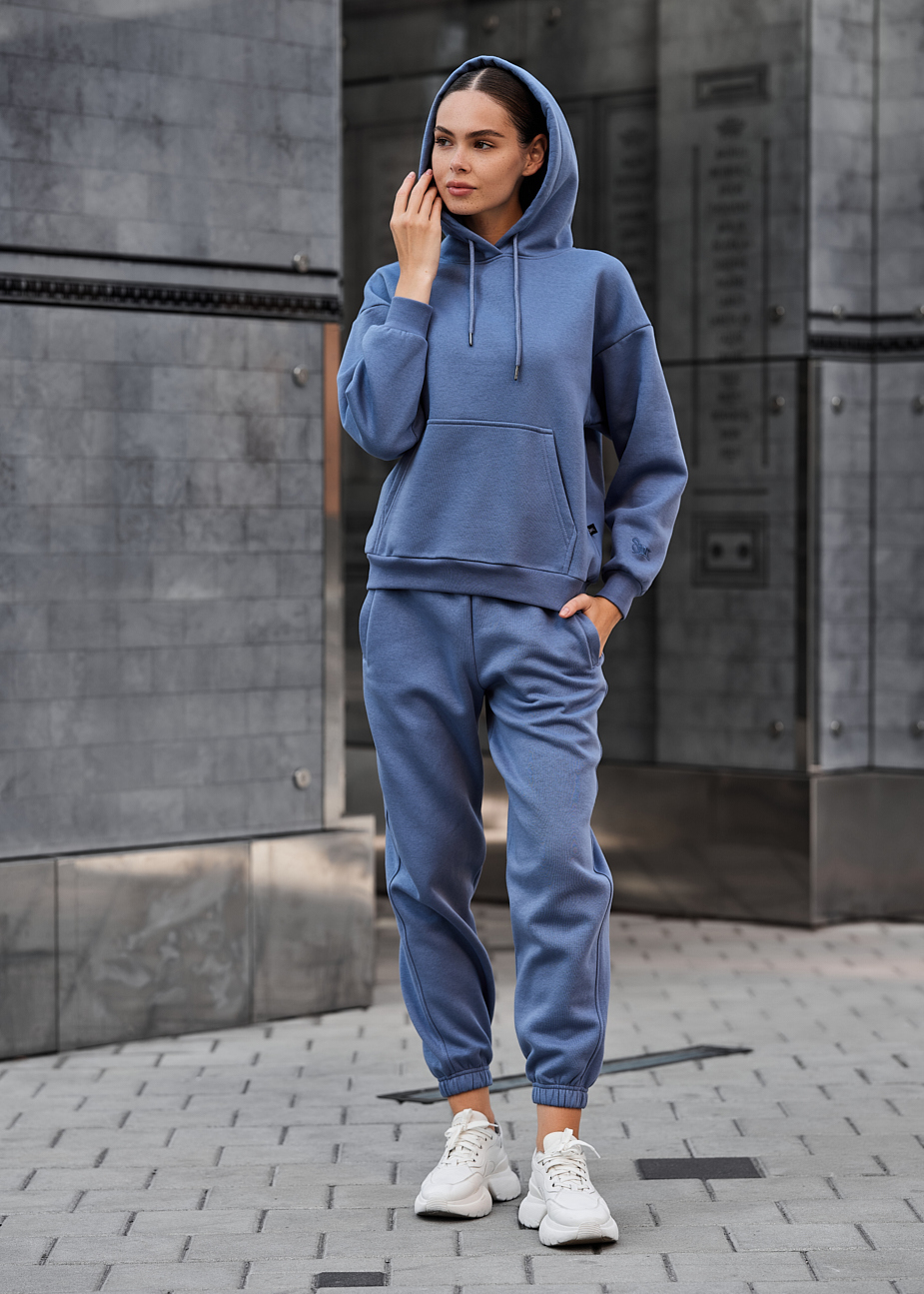 Damski dres Staff nexa blue oversize fleece