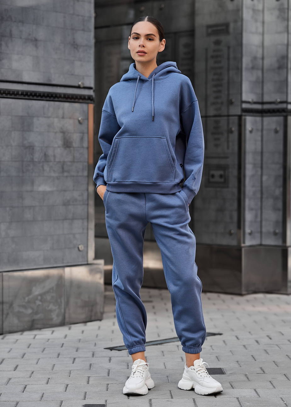 Damski dres Staff nexa blue oversize fleece