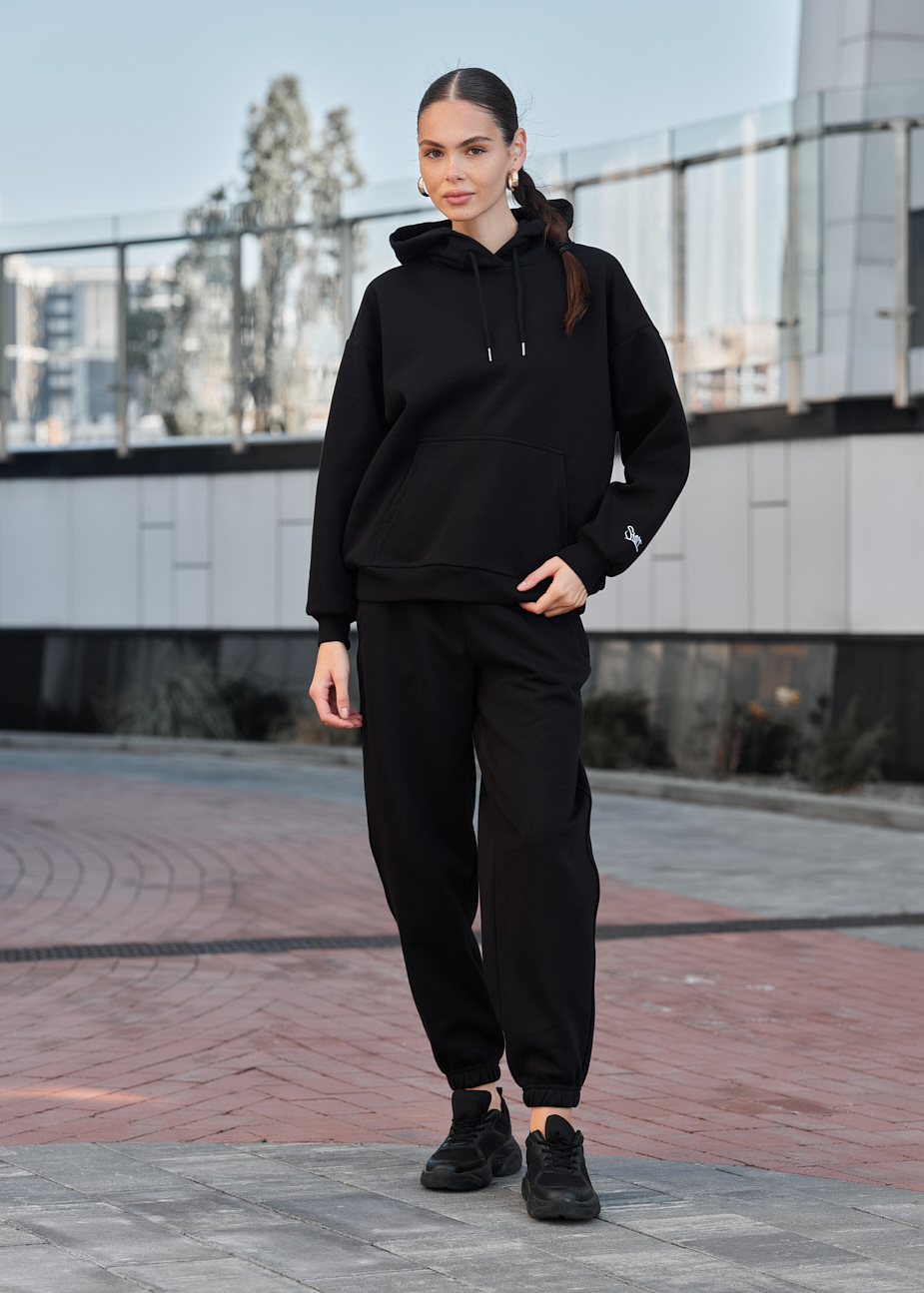 Damski dres Staff nexa black oversize fleece