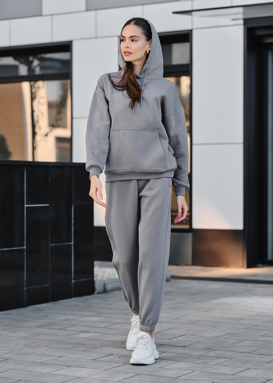 Damski dres Staff nexa gray oversize fleece