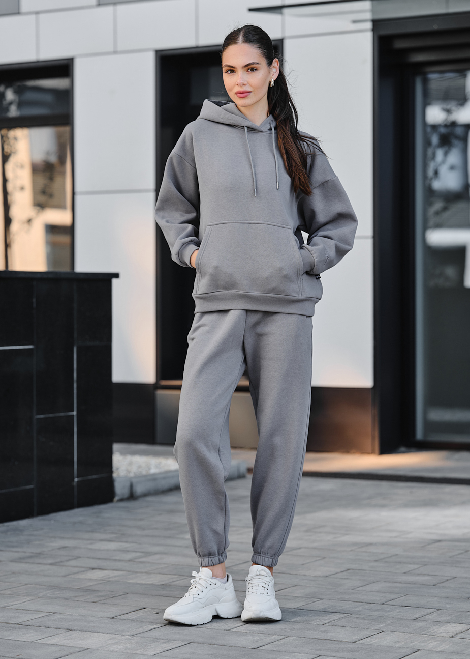 Damski dres Staff nexa gray oversize fleece