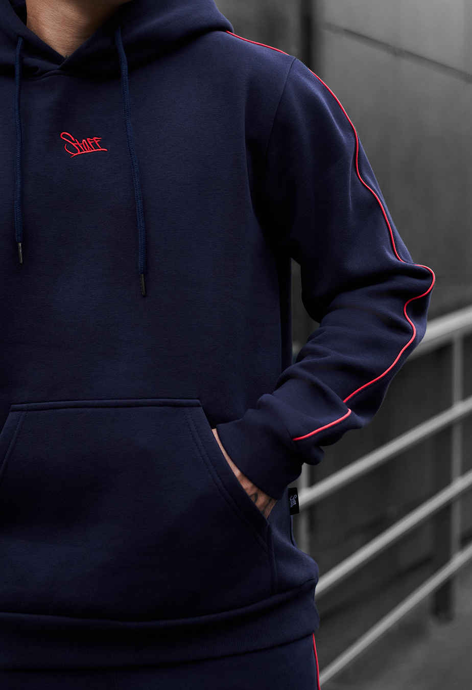 Dres Staff lu navy fleece