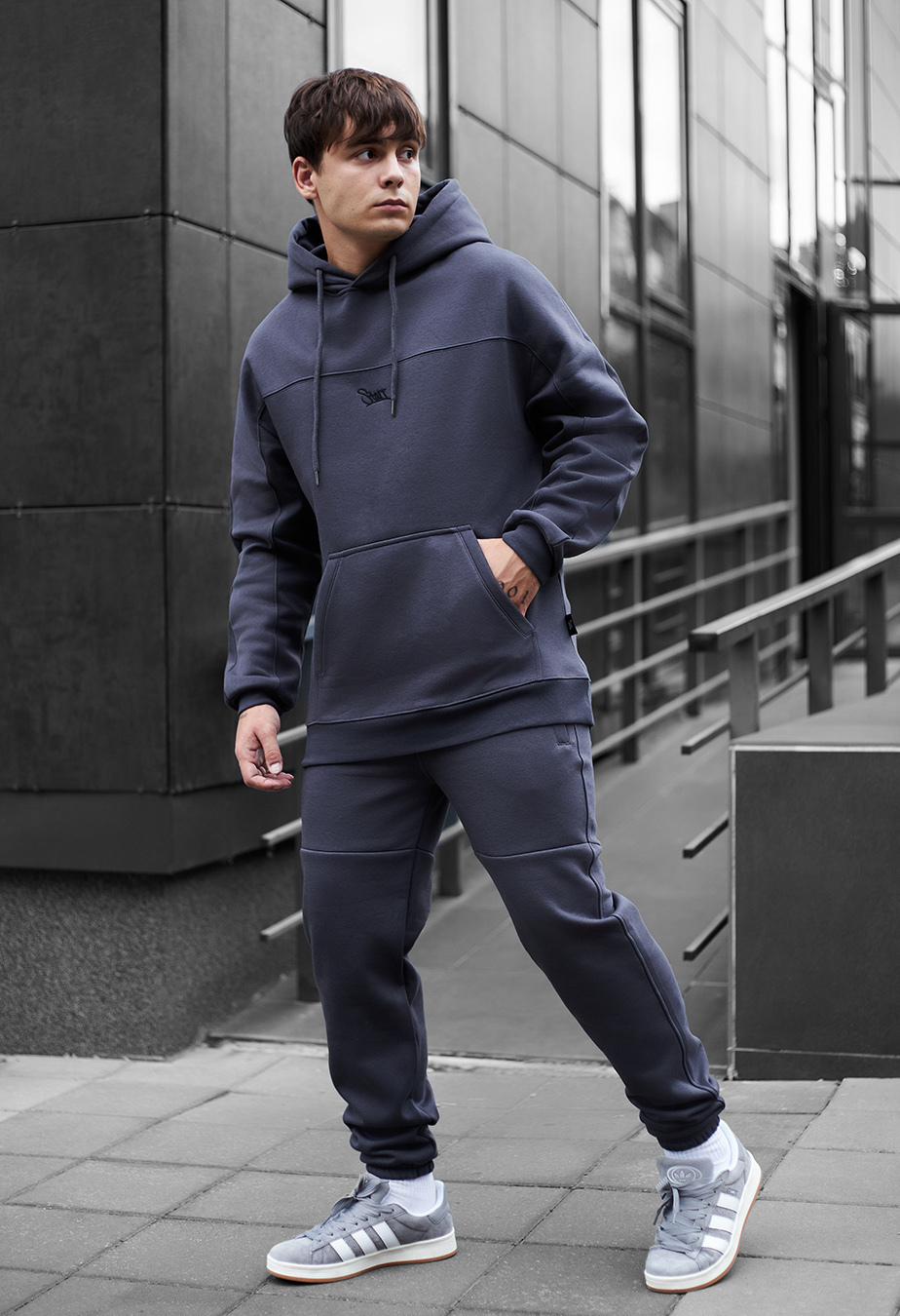 Dres Staff sa gray logo fleece