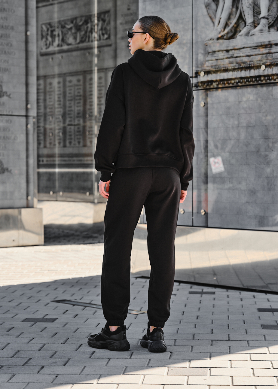 Damski dres Staff nix black oversize fleece