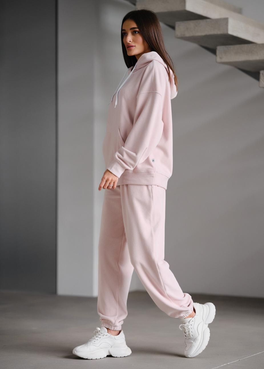 Damski dres Staff nu pink fleece oversize