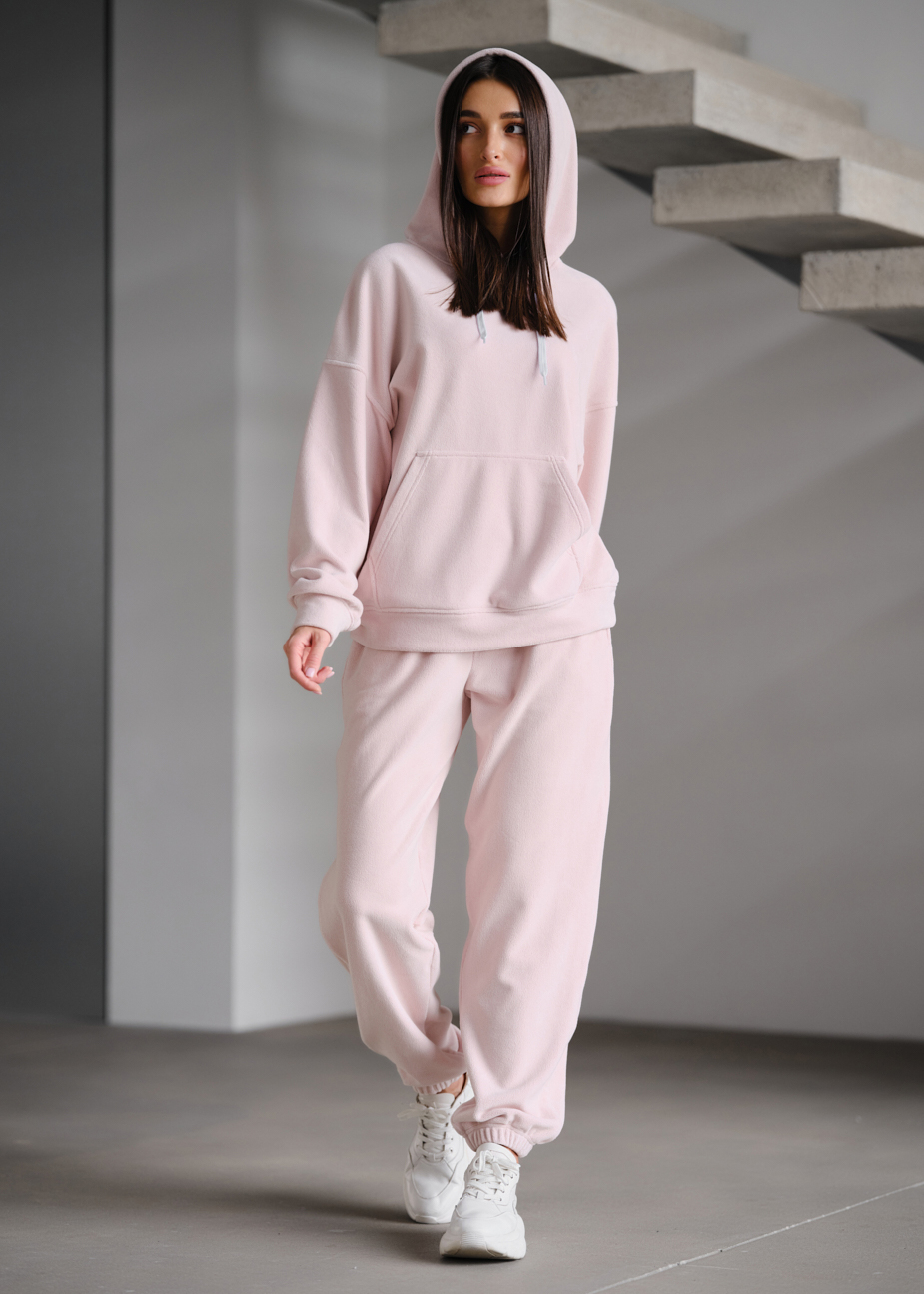 Damski dres Staff nu pink fleece oversize