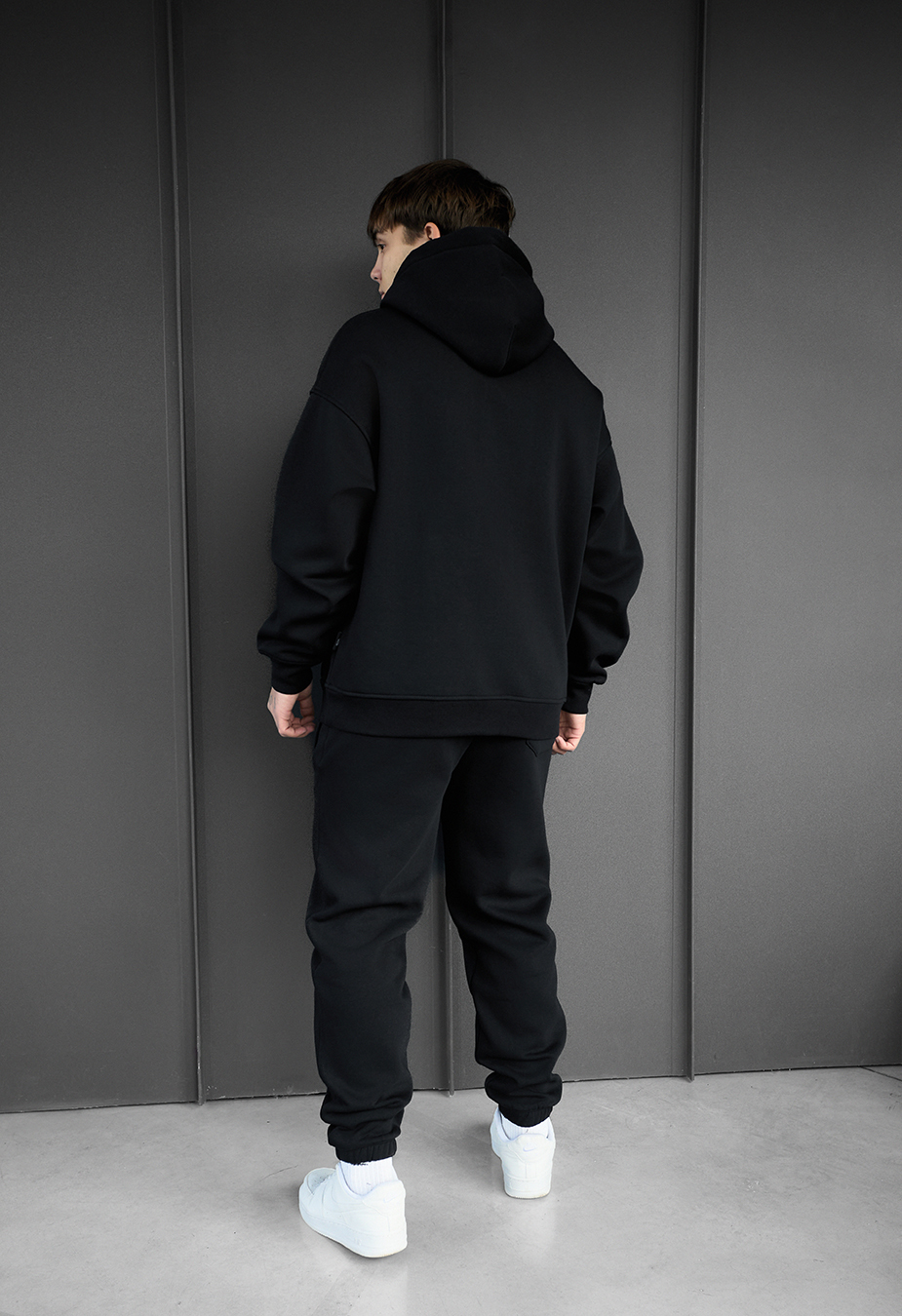 Dres Staff nod black oversize fleece