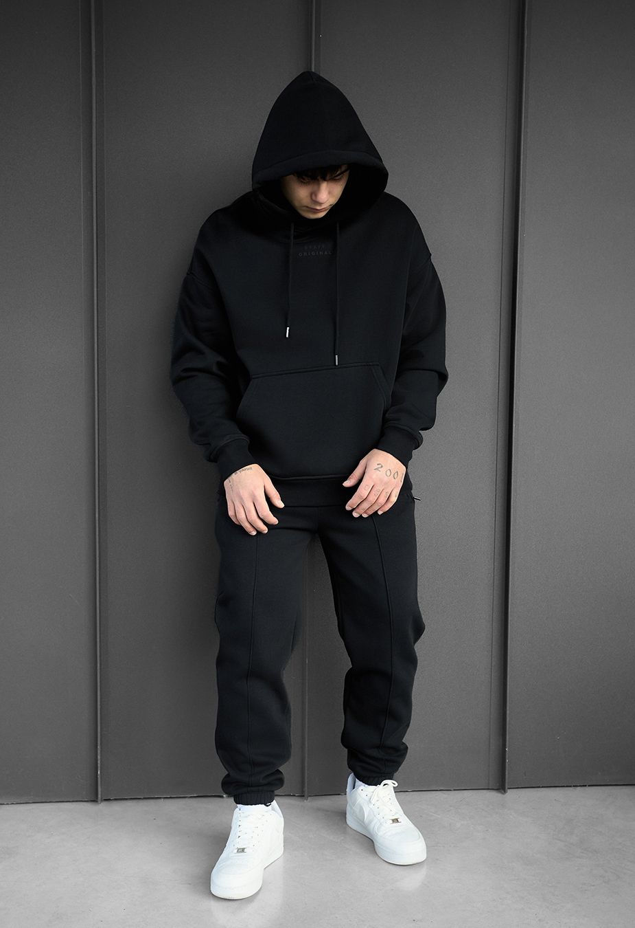 Dres Staff nod black oversize fleece