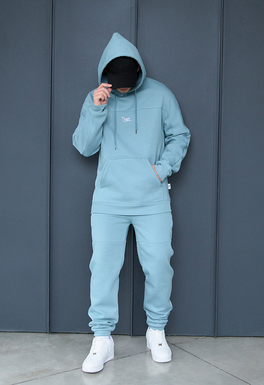 Dres Staff sa light blue logo fleece