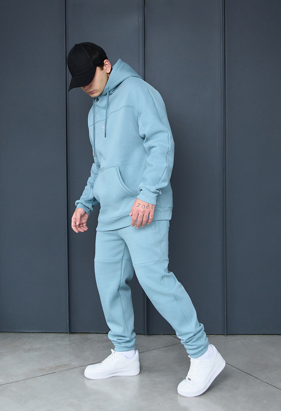 Dres Staff sa light blue logo fleece