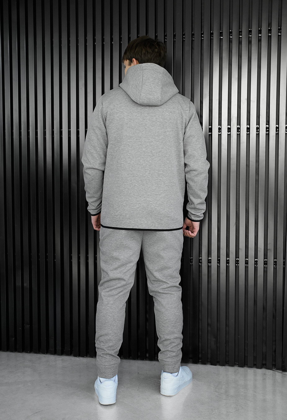 Dres Staff tr zip gray melange fleece