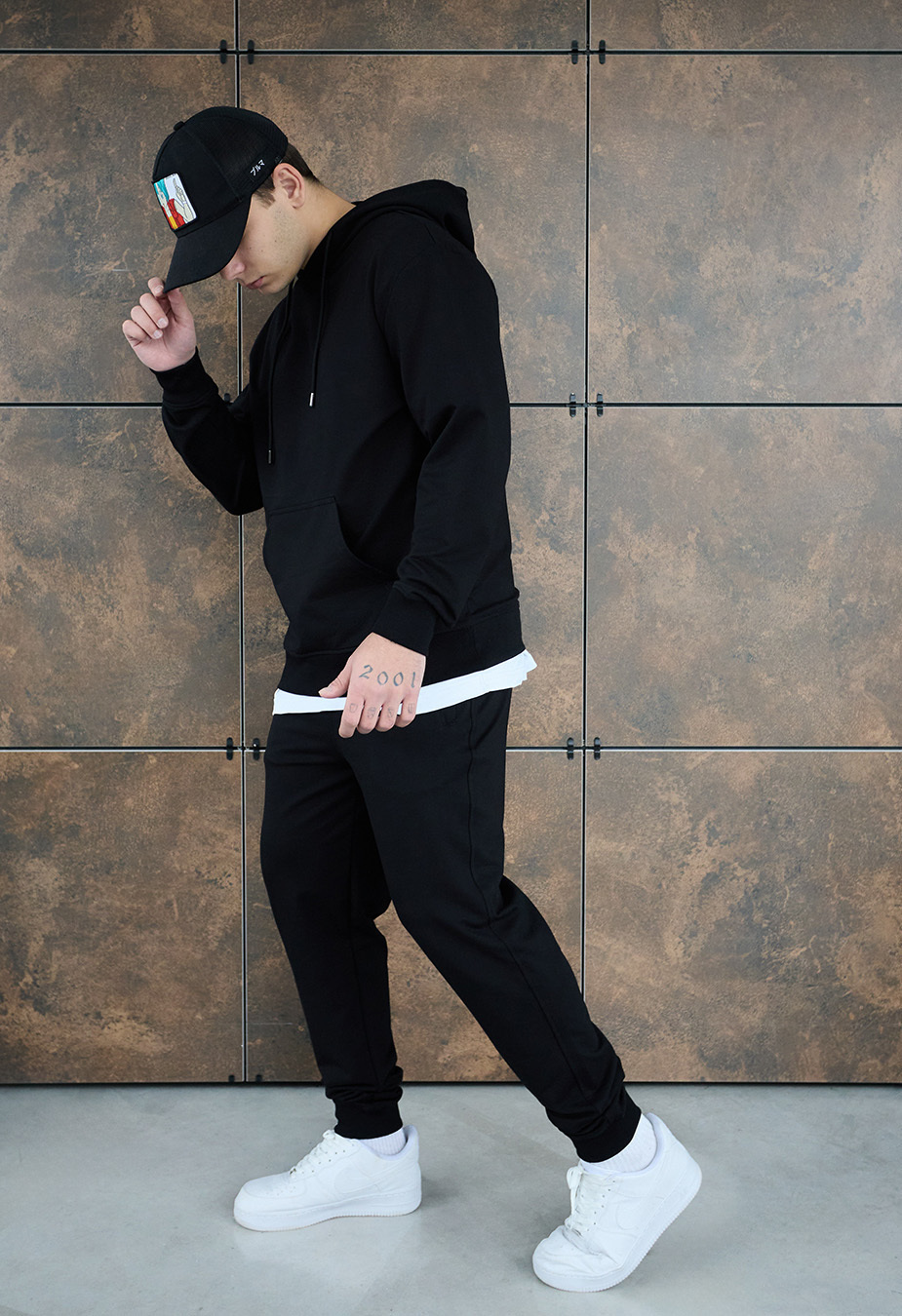 Dres Staff vit black basic fleece