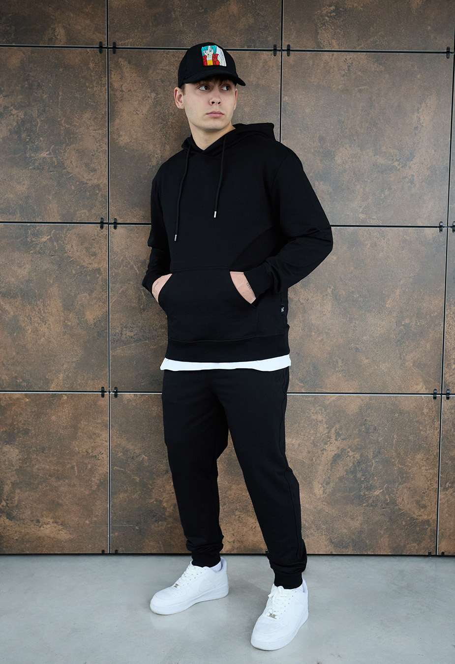 Dres Staff vit black basic fleece