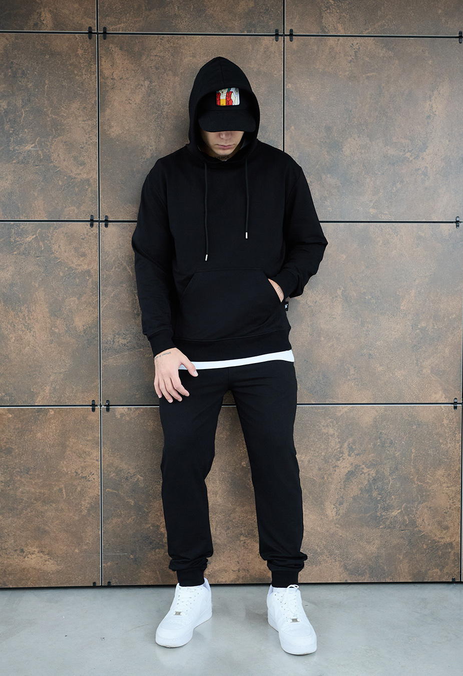 Dres Staff vit black basic fleece