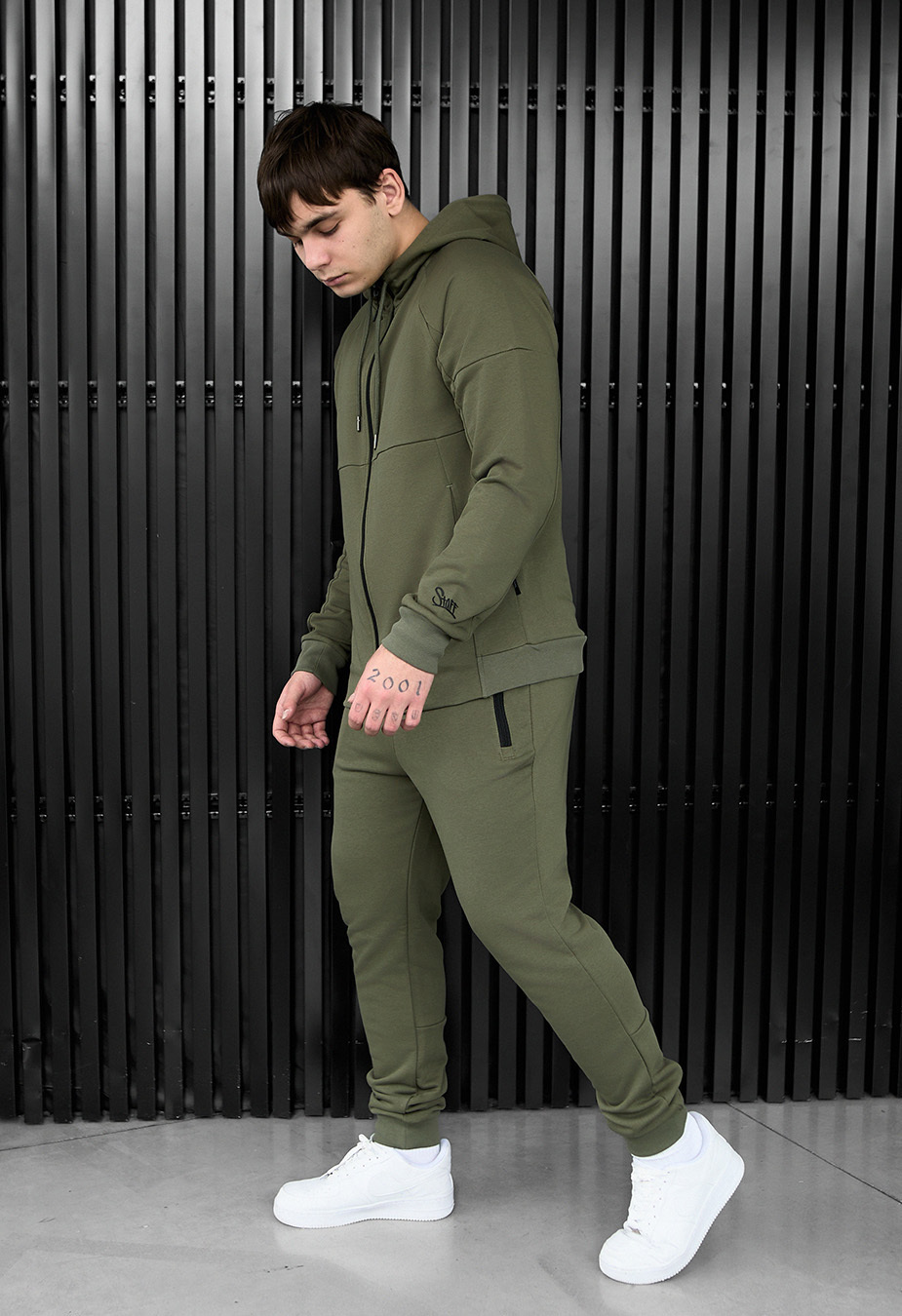 Dres Staff sh zip khaki