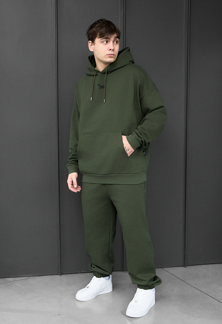 Dres Staff sei logo khaki oversize