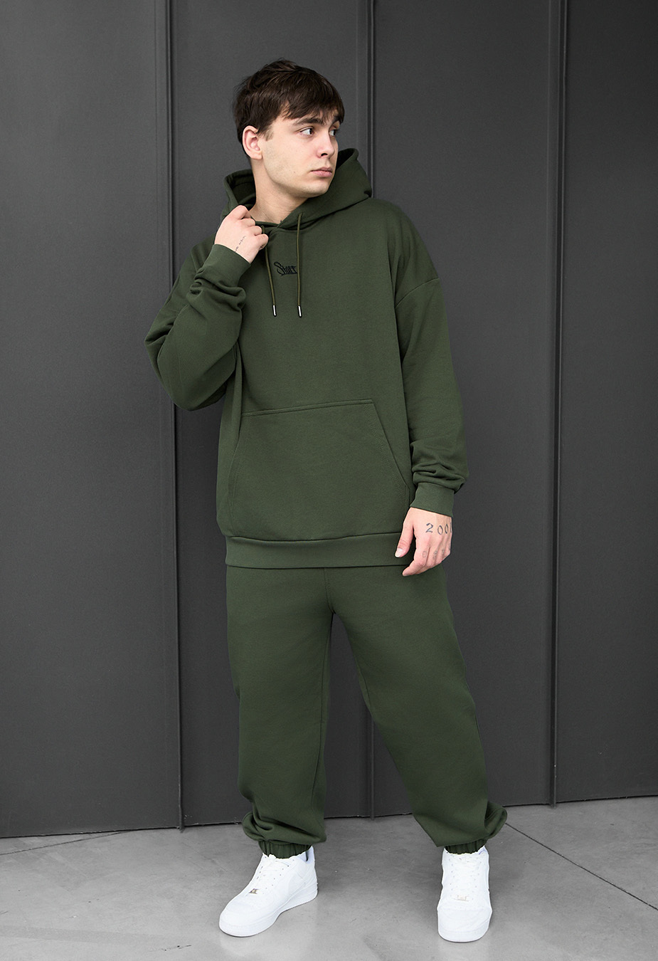 Dres Staff sei logo khaki oversize