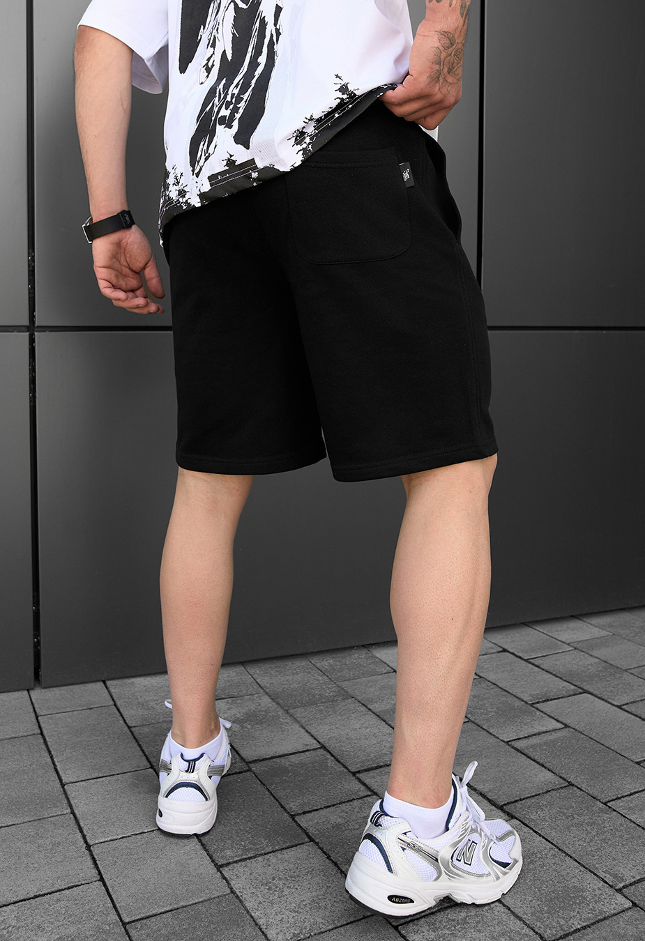 Spodenki dzianinowe Staff tor black