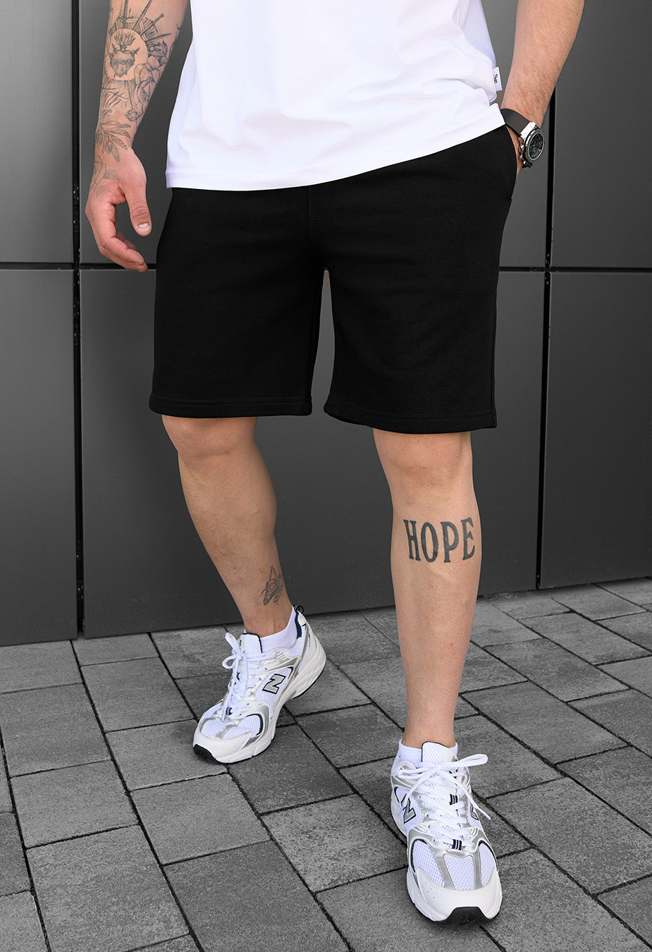 Spodenki dzianinowe Staff tor black