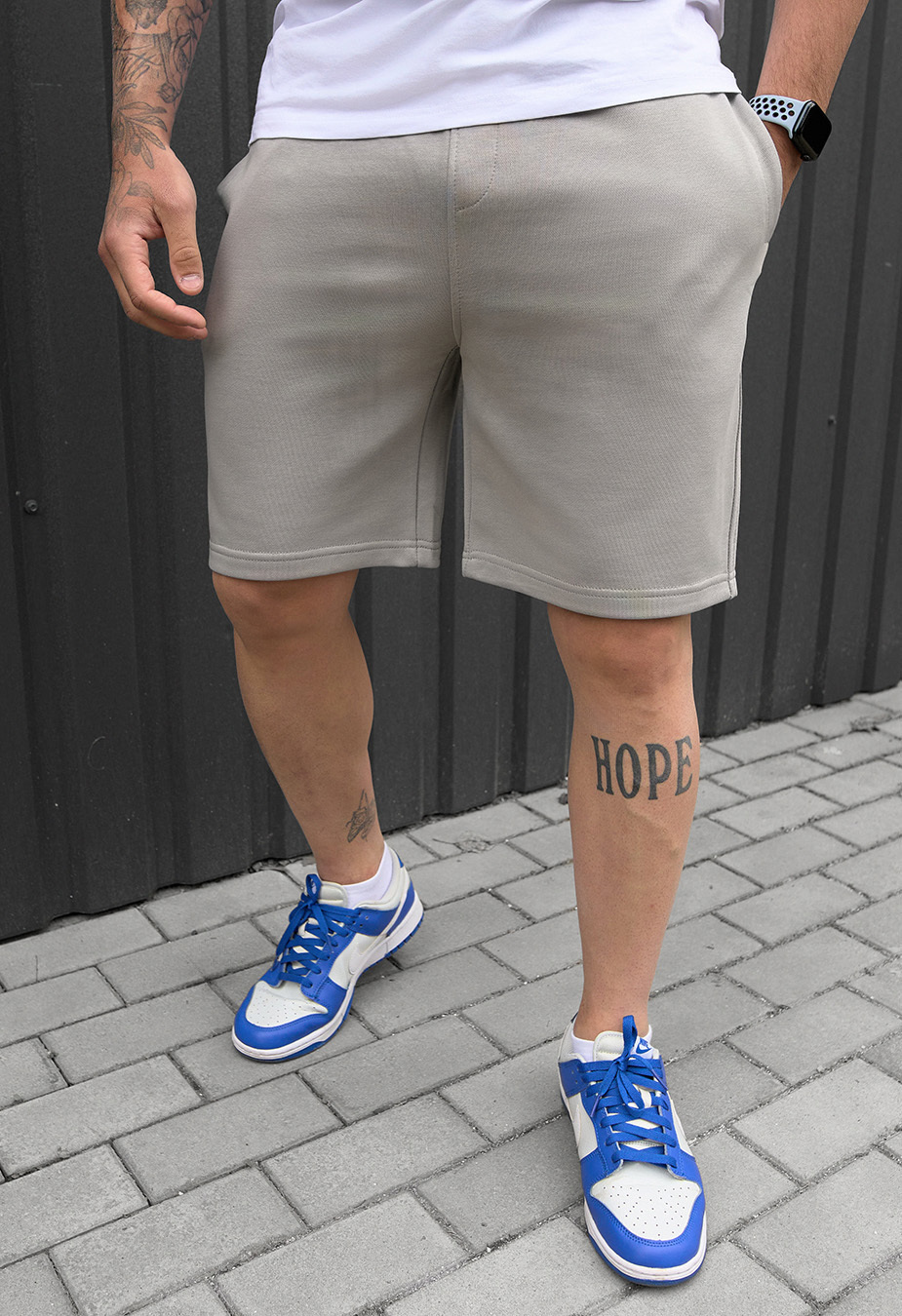 Spodenki Staff tor light gray