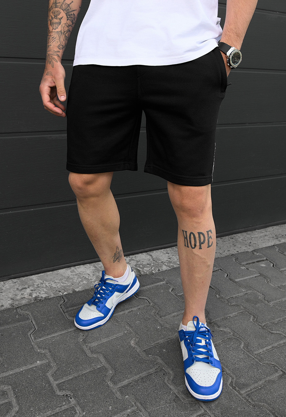 Spodenki Staff lam black logo2