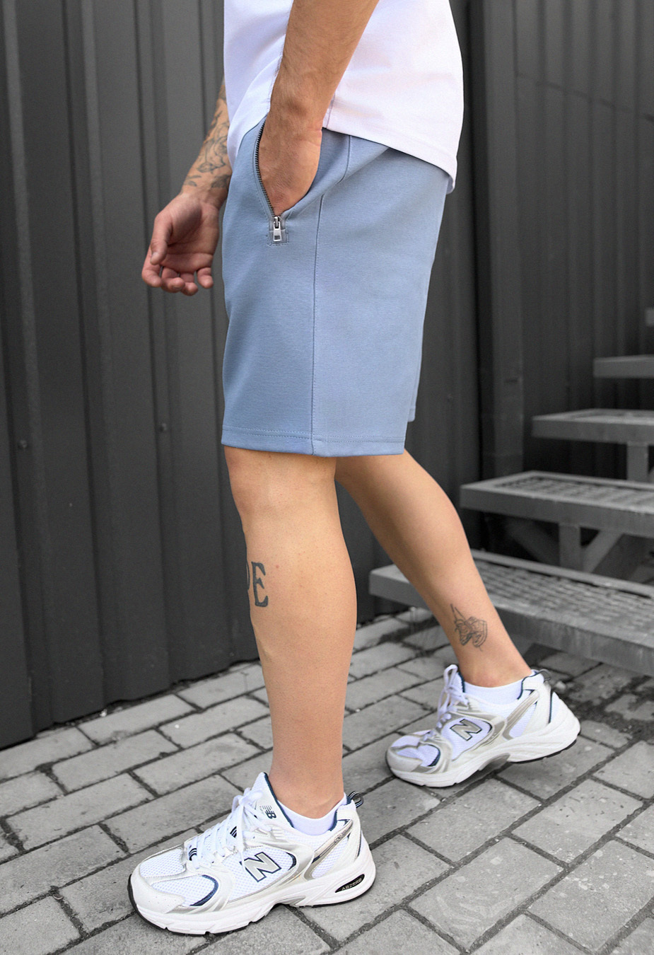 Spodenki Staff ley light blue
