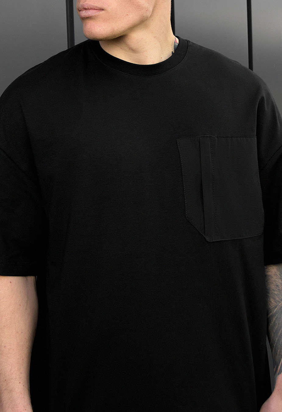 Komplet koszula + spodenki Staff kas black oversize