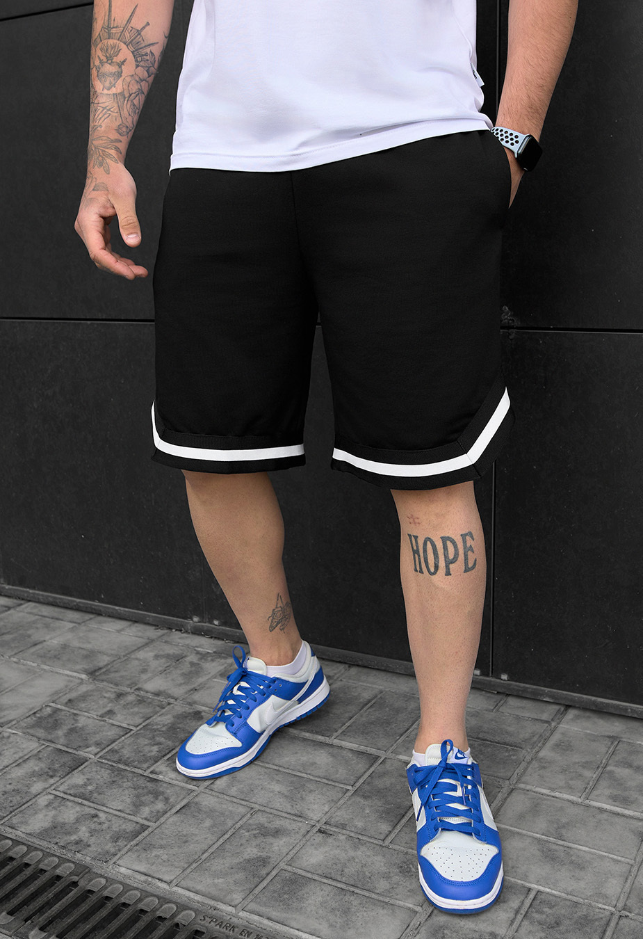 Spodenki Staff tw black