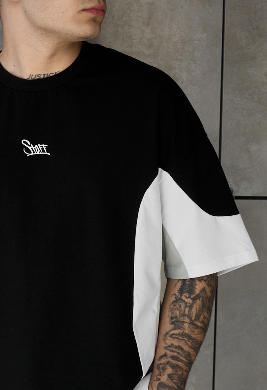 Koszulka Staff colors logo oversize