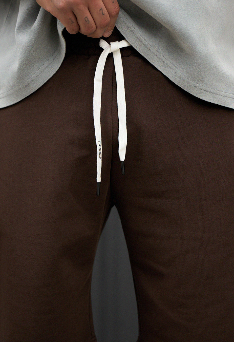 Spodenki Staff wh dark brown
