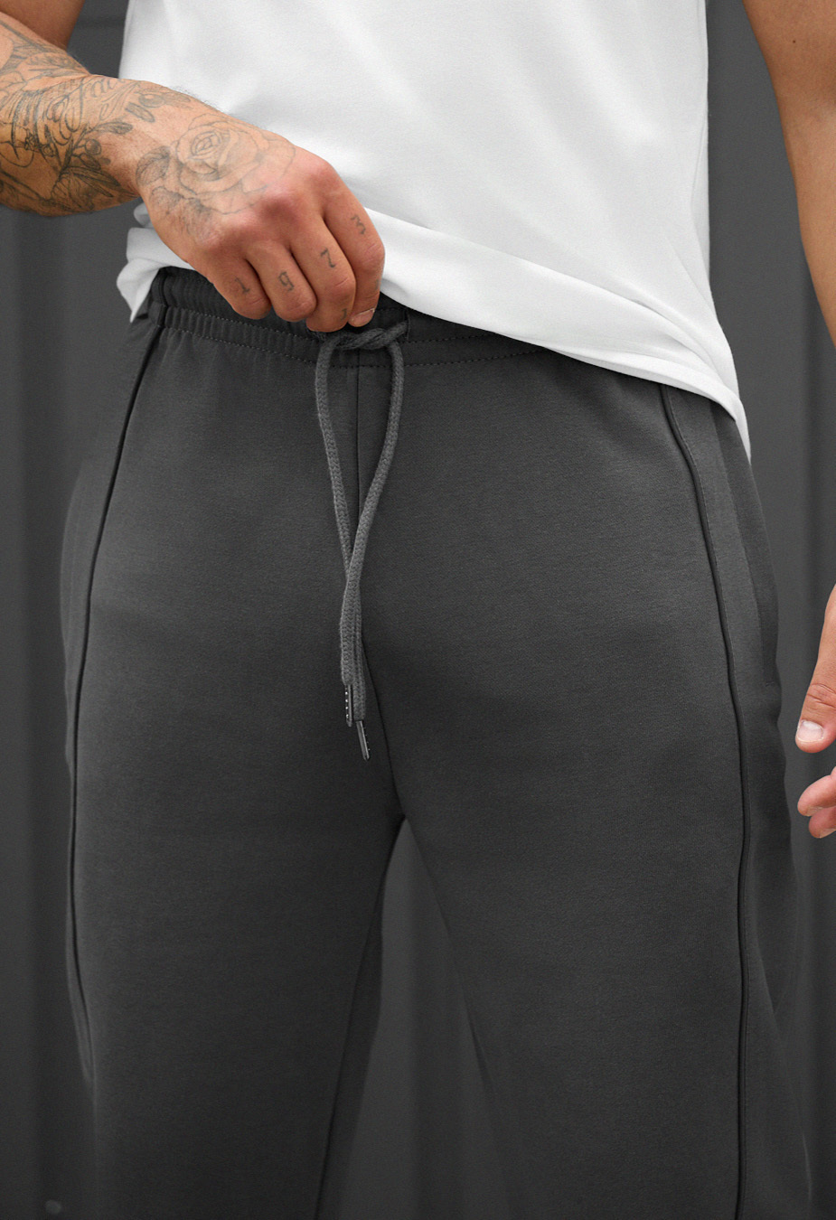 Spodnie dresowe Staff siv gray reflective