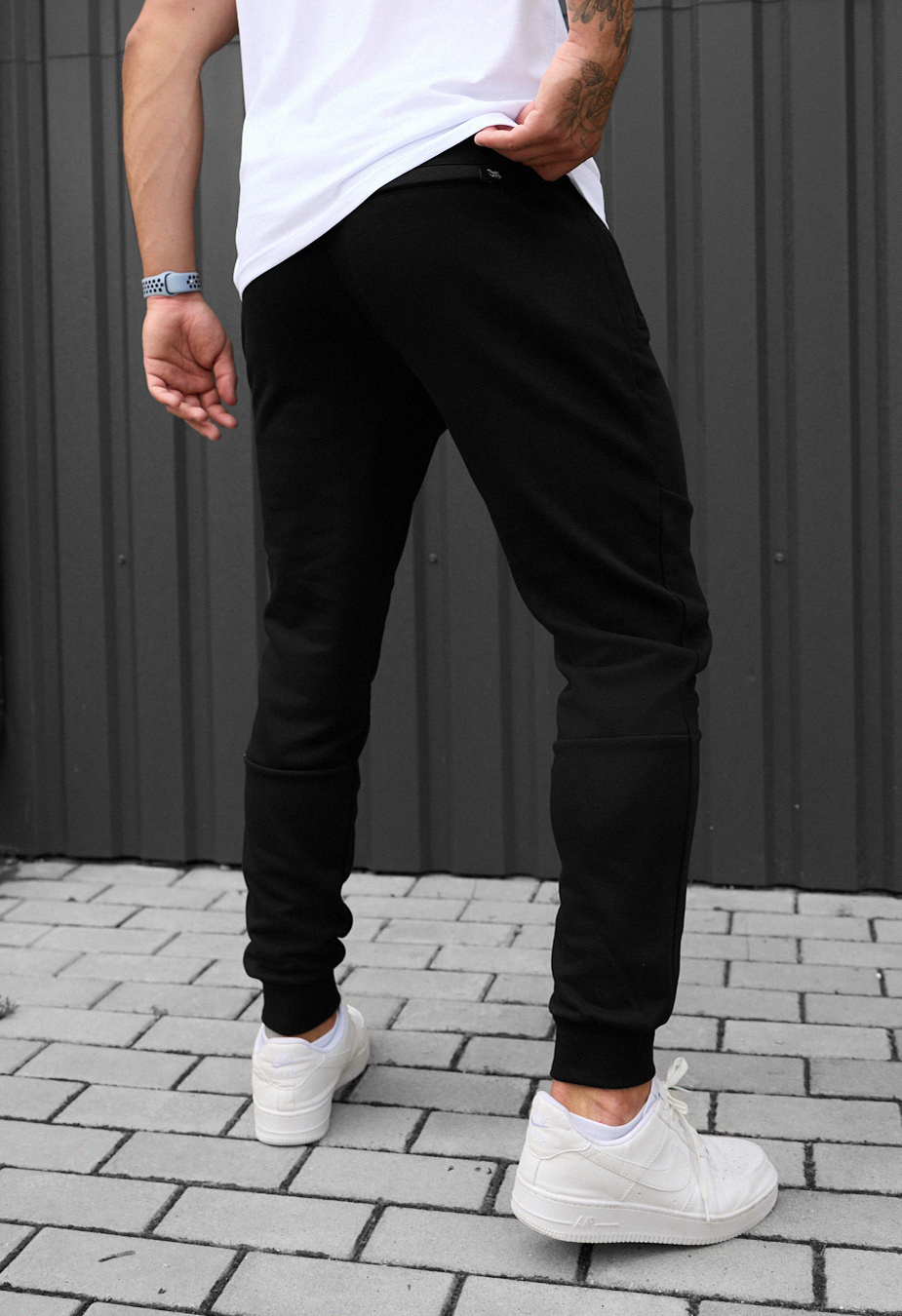 Spodnie sportowe Staff wol black