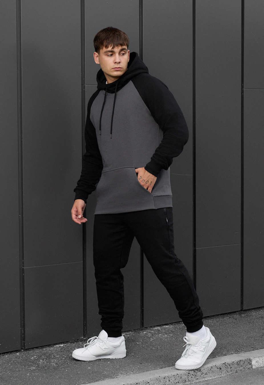 Dres Staff ro black & dark gary