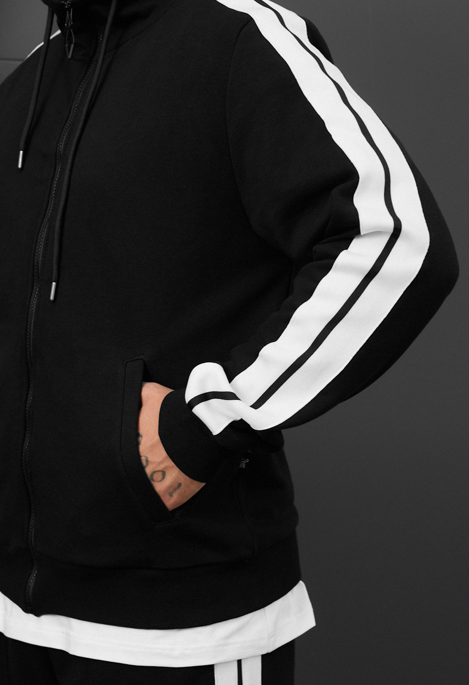 Dres Staff lampas zip black