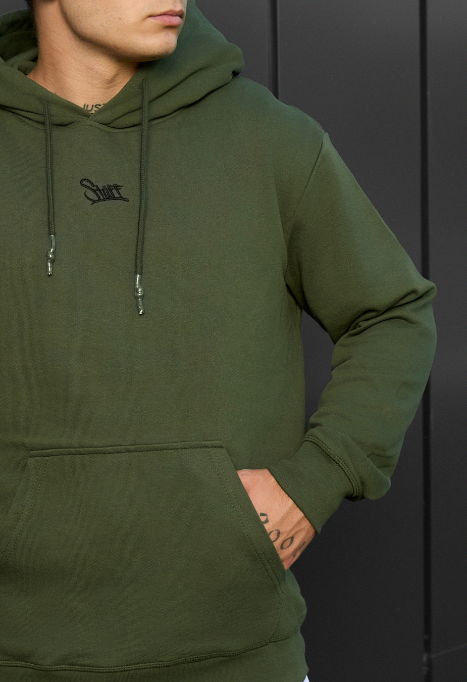 Bluza Staff khaki logo