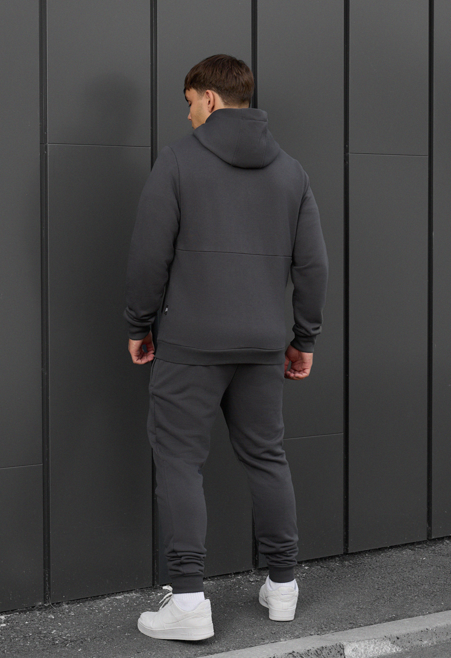 Dres Staff wo zip dark gray