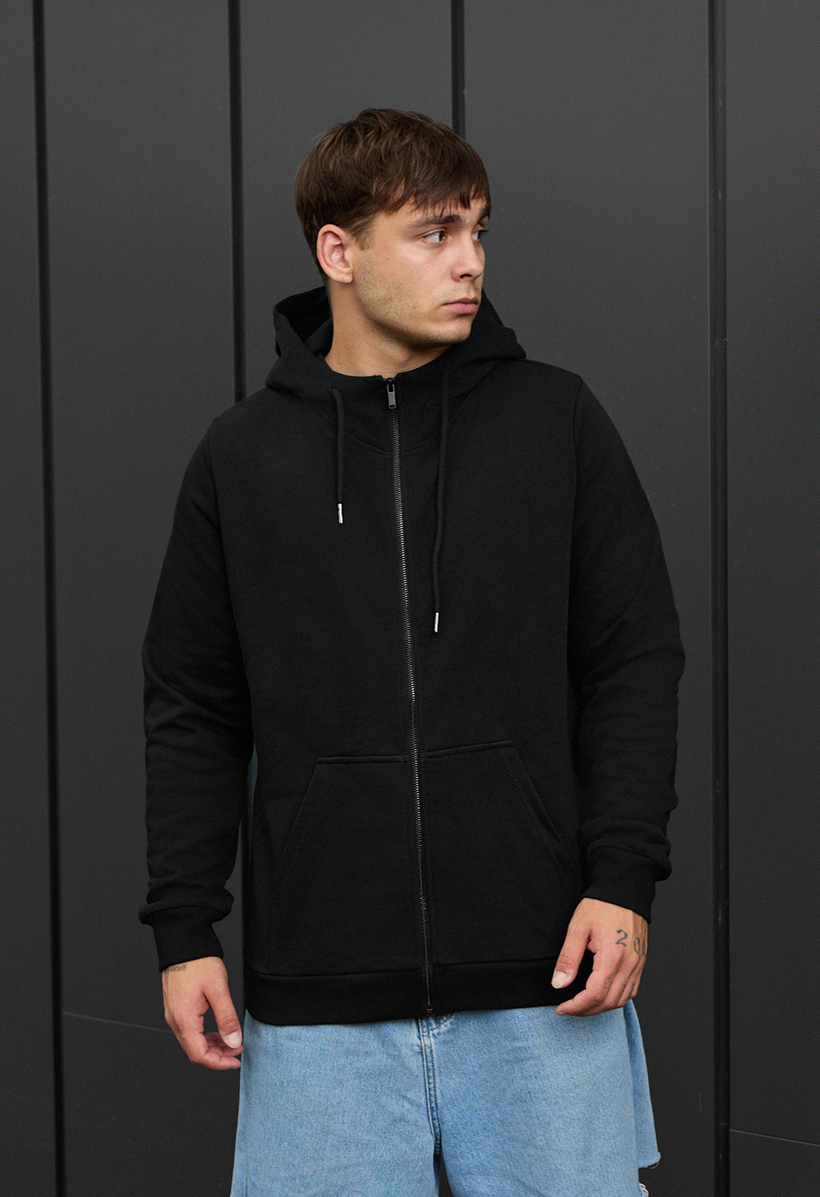 Bluza Staff di black zip